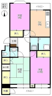 リバーサイド小沢【1階】の間取り