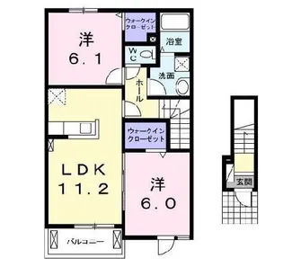 グレイスI【2階】の間取り