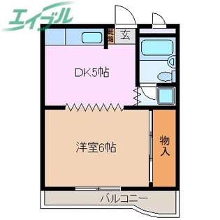 寿ハイツ【4階】の間取り
