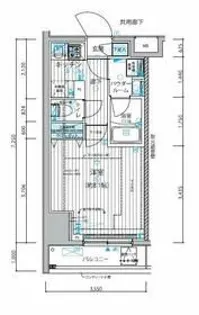メインステージ新御徒町【3階】の間取り