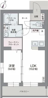 コリーヌデュリオン【1階】の間取り