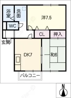 コンフォール【1階】の間取り