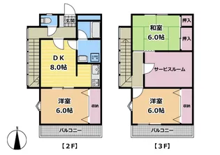 LIVE-TENの間取り