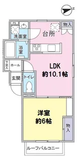 カーサ・ササキ【2階】の間取り