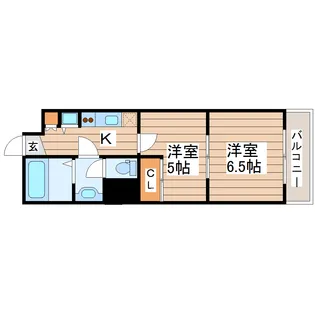 ラ・シール仙台【4階】の間取り
