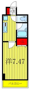 セリュークス板橋本町【10階】の間取り