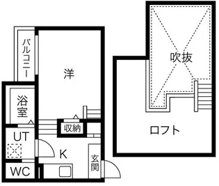 Creo庄内通伍番館【2階】の間取り
