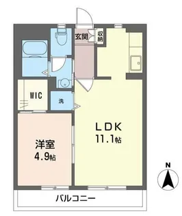 メルクマール【1階】の間取り
