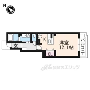 コンフォートフジ【1階】の間取り