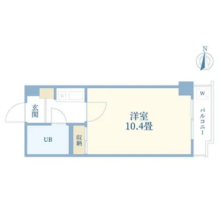 クレッシェンド三軒茶屋【3階】の間取り