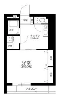 ヴェルステージ上板橋【3階】の間取り