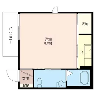 トウキ南原【1階】の間取り