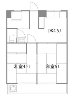 オパールマンション【3階】の間取り