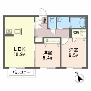 シャーメゾン本石町【2階】の間取り