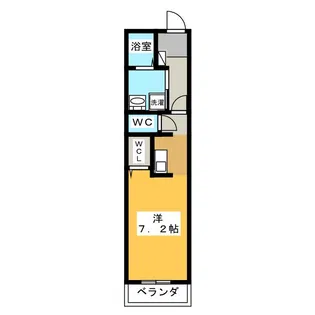 プラドスメゾン静大前【1階】の間取り