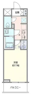 Log登戸station side【1階】の間取り