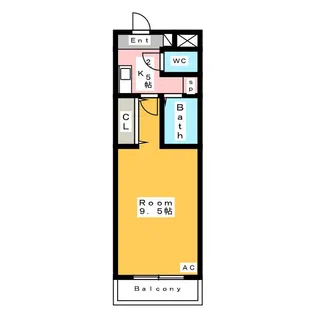 A・City姫小川【2階】の間取り
