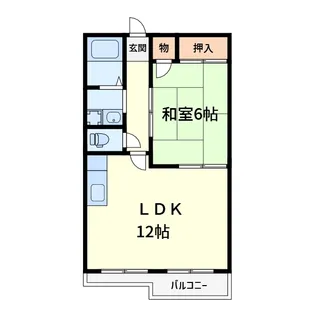 スカイメゾン富田【2階】の間取り