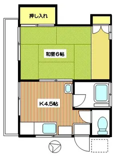 寿ハウス【2階】の間取り