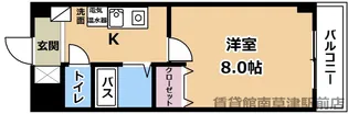Rooms Ooji【3階】の間取り