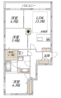 La recolte Komazawa【2階】の間取り
