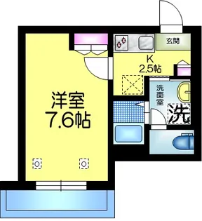DOビル不動ヶ岡ヘーベルメゾン【2階】の間取り