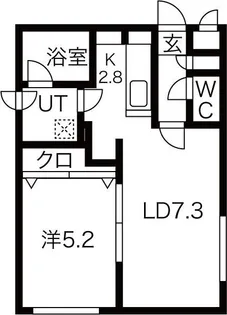 claris(クラリス)【4階】の間取り