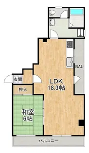 レジデンス川口【3階】の間取り