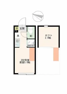 パレス初台【2階】の間取り