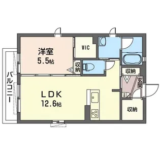 シャーメゾン腰越【2階】の間取り