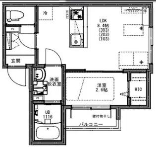 KEIAI RESIDENCE 八潮【1階】の間取り
