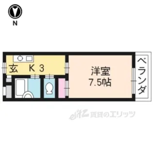 エスティ21【2階】の間取り