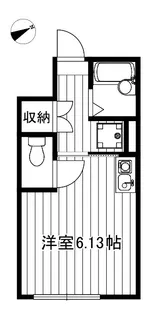 コートハウス桜川【1階】の間取り