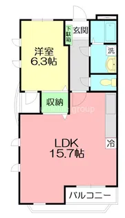 ファヌエル【3階】の間取り