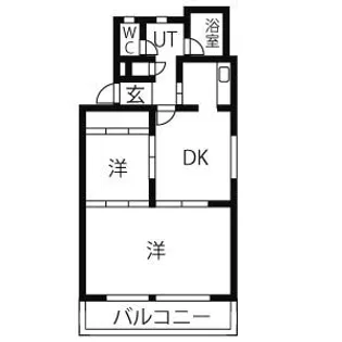 ニューパピリオン加藤【4階】の間取り