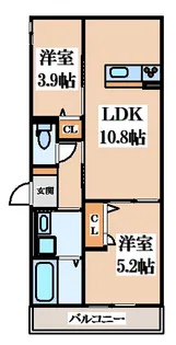 ハイムモワティエ【1階】の間取り
