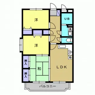ファインフィールド・K【1階】の間取り