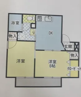 プラムコートB【2階】の間取り