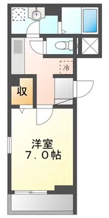 広島県東広島市西条土与丸2【アパート】の間取り