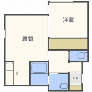 ラテール屯田【2階】の間取り