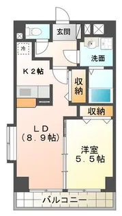 メゾン・ド・ルミエール【1階】の間取り