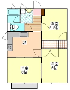 ハウスオリエント【2階】の間取り