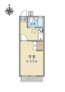 コーポプラムN【2階】の間取り