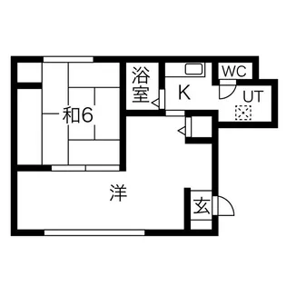ユーホーム西明石【2階】の間取り
