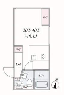 trias221【2階】の間取り