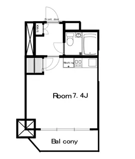 アルス中目黒【6階】の間取り