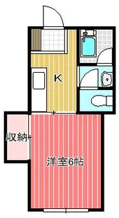 西川口ハイツ【3階】の間取り