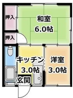 松風荘【1階】の間取り