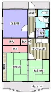マンションふくえい【3階】の間取り