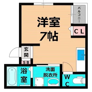 コーポ今福【2階】の間取り